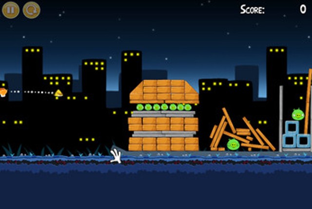 Angry Birds Danger Adove Image