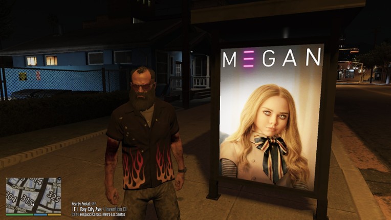 Bus Stop Ads (Fast Food) for GTA V (PC Only) Image