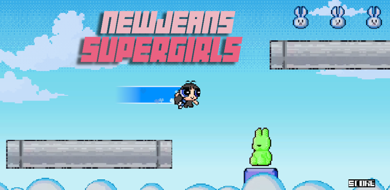 NewJeans SuperGirls Game Cover