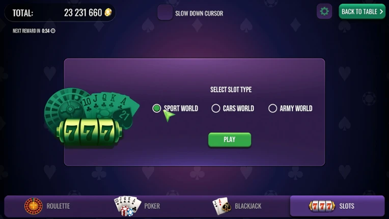 Grand Vegas Casino screenshot