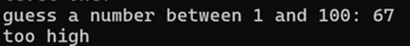 Guess The Number screenshot