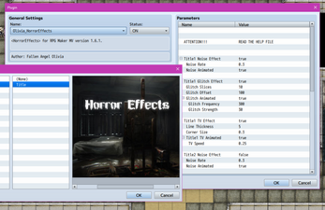 Horror Effects plugin for RPG Maker MV Image