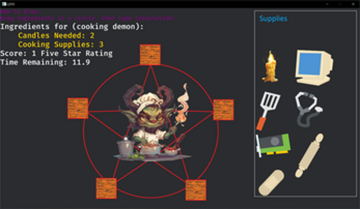 LDJam: Uber for Summoning Circles Image