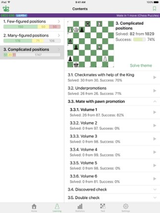 Mate in 1 move (Chess Puzzles) screenshot