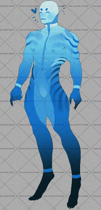 Maundo's Muscular Lineart Base Image