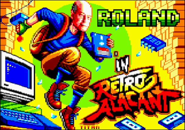 Roland In Retroalacant - Amstrad CPC Game Cover