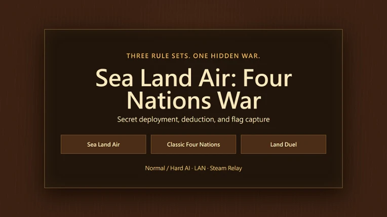 Sea Land Air: Four Nations War screenshot