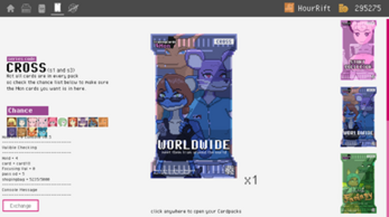 TradingCardsMon ( Alpha v0.1.10 ) screenshot