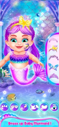 Baby Mermaid Princess Dress up Image