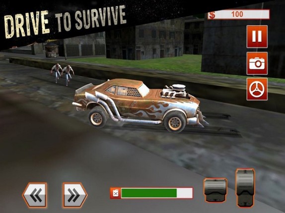 Crazy Dead Car: Zombie Kill screenshot