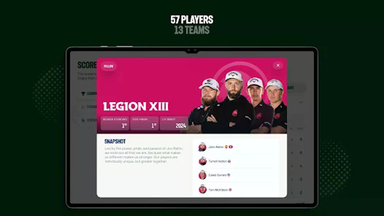 LIV Golf screenshot