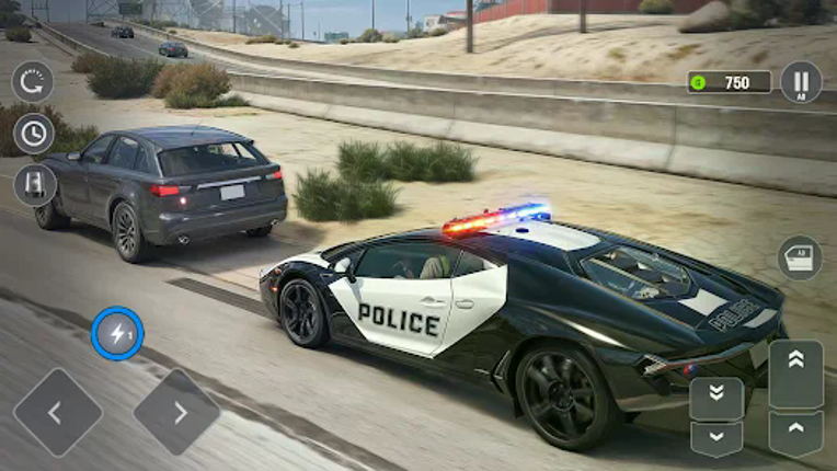 US Police Car Chase Game Image