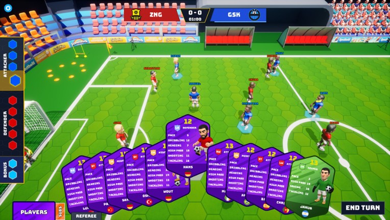 HexaFootball screenshot