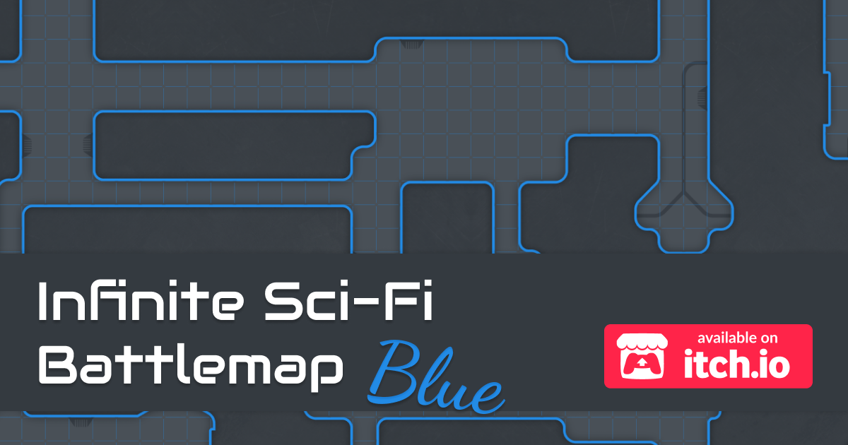 Games like Infinite SciFi Battlemap - Blue