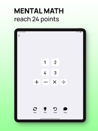 Math 24 - Mental Math screenshot
