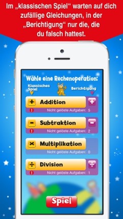 Mathespaß für kluge Kinder - Addition, Subtraktion, Multiplikation und Division! Das ist Mathematis GRATIS! screenshot