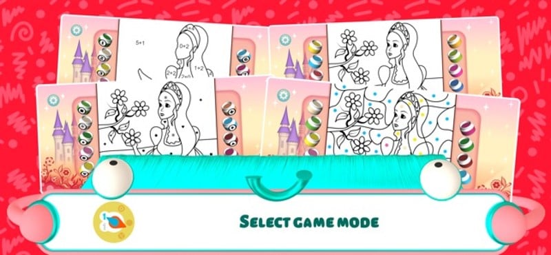 Pretty Princess Coloring Book Image