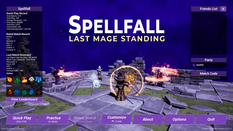 Spellfall: Last Mage Standing screenshot