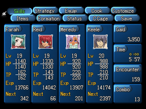 Tales of Destiny 2 screenshot
