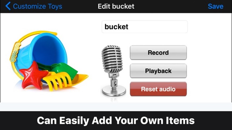 Toddler Games - Learn First Words with Photo Touch screenshot