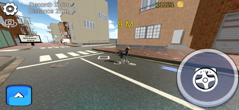 Wheelie Game Bike 3D screenshot