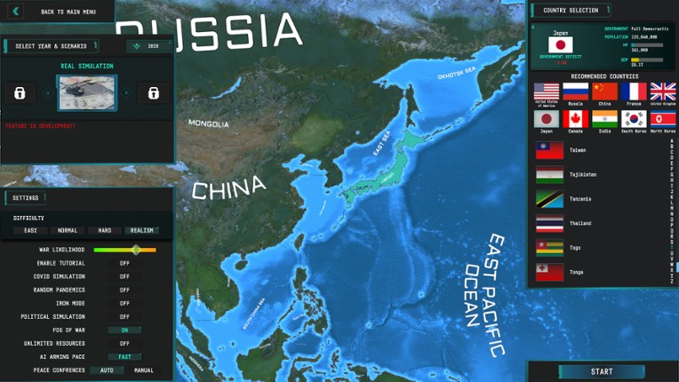 World Warfare & Economics screenshot