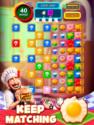 Burger Match 3 screenshot