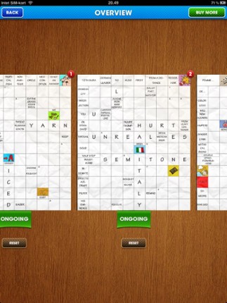 Crossword (English) screenshot