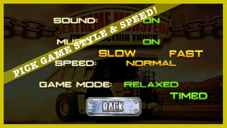 Extreme Monster Construction Truck: Simulator Delivery Race Game Image