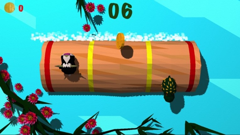 Froggy Log - Endless Arcade Log Rolling Simulator and Lumberjack Game Stay Dry and Dont Fall In The Water! Image