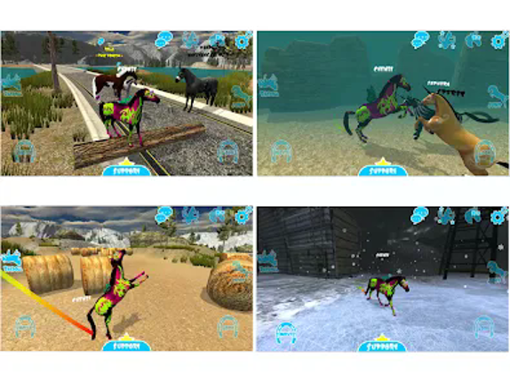 Hill Cliff Horse: Online screenshot