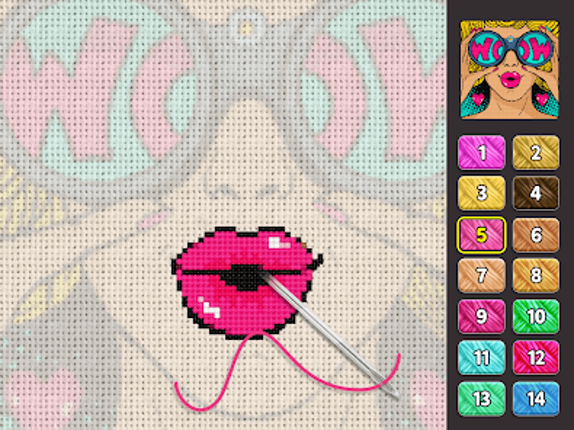 Cross Stitch: Color by Number screenshot