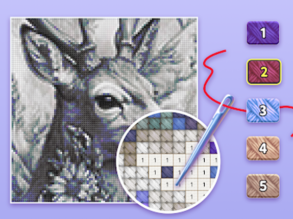 Cross Stitch: Color by Number screenshot