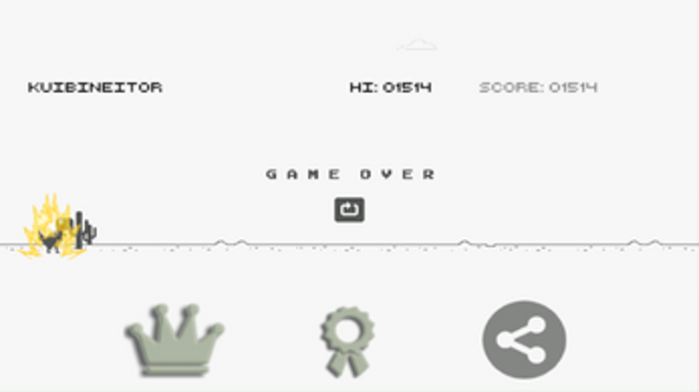 Dino Saiyajin Runner T-Rex Chrome Image