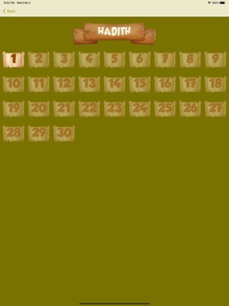 Islamic Puzzle Hadith screenshot