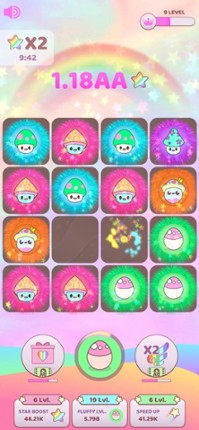 Kawaii Fluffy Waifu Idle Merge screenshot