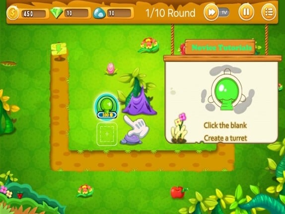 Protect Eggs Defense:Defend with Plants and Cute Monsters Combat screenshot