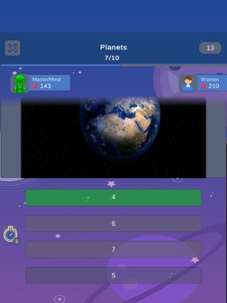 Space Knowledge Quiz screenshot