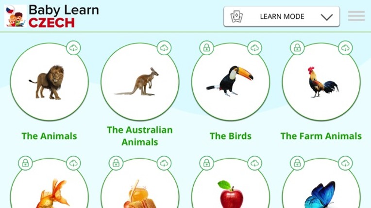 Baby Learn - CZECH Image
