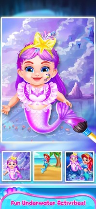 Baby Mermaid Princess Dress up screenshot