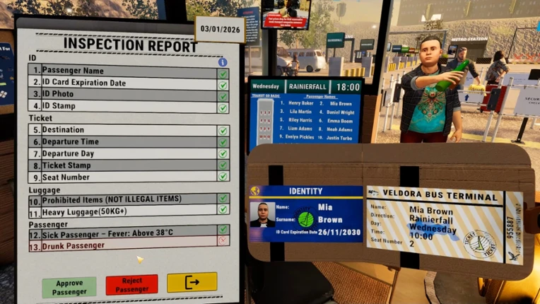 Bus Terminal Simulator screenshot