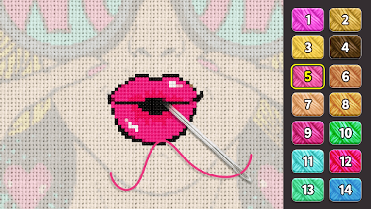 Cross Stitch: Color by Number screenshot