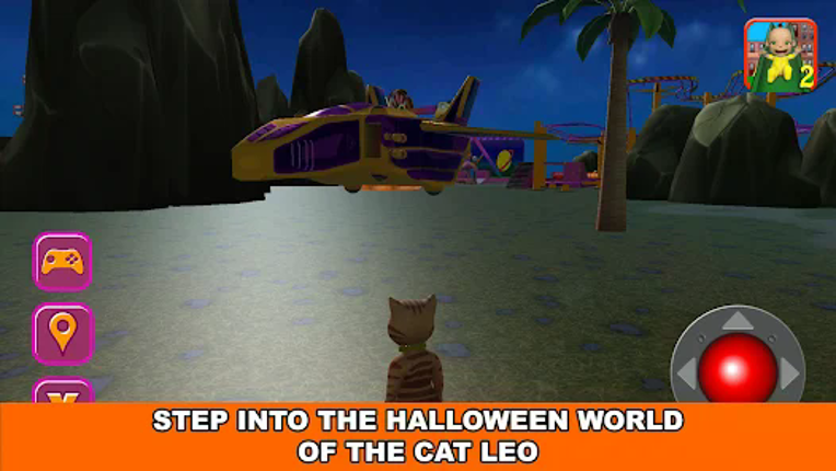 Halloween Cat Theme Park 3D screenshot