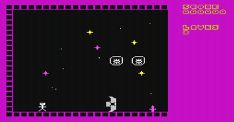 Jerry's endless travels:Destroy cursed ball (ZX Spectrum, Dragon 32) Image