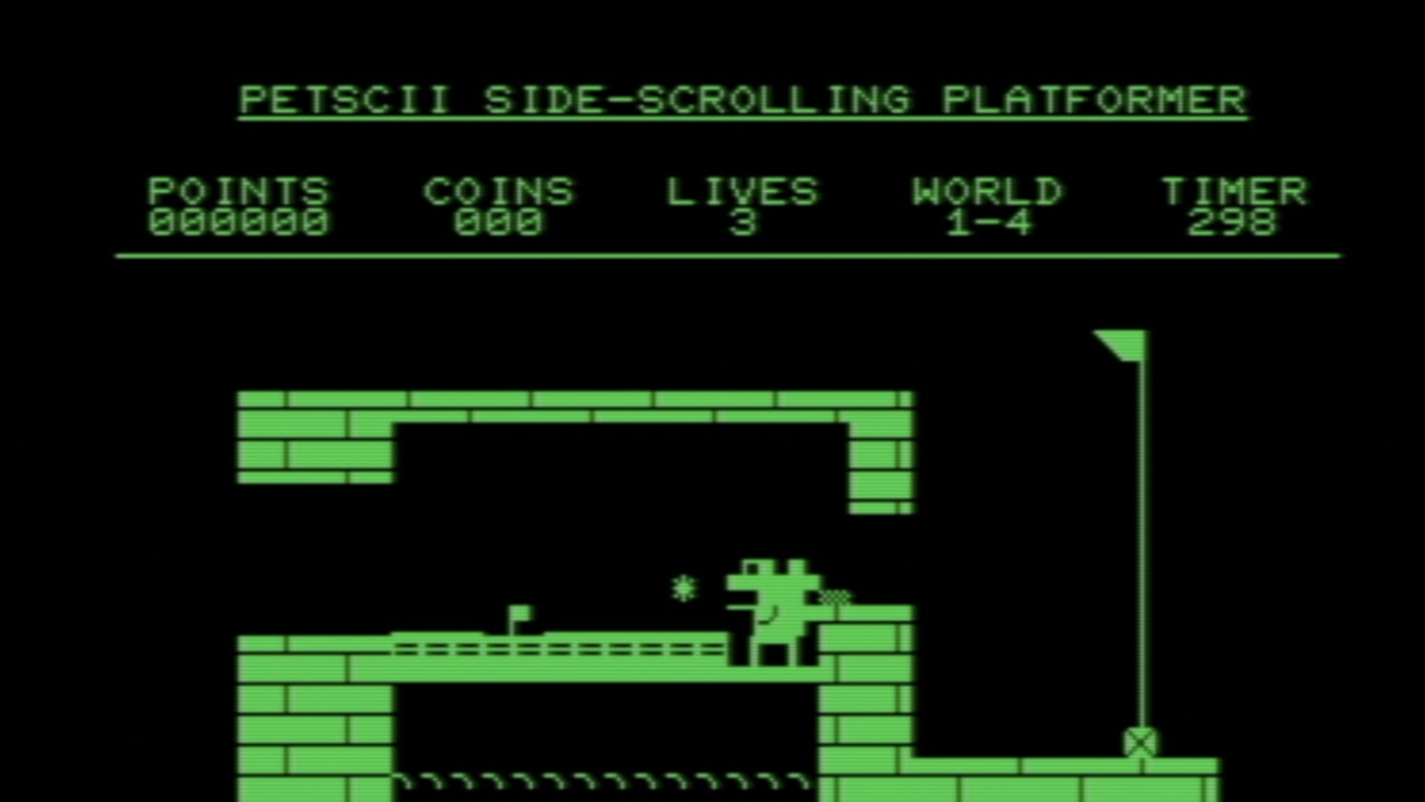 Games like PETSCII Side-Scrolling Platformer