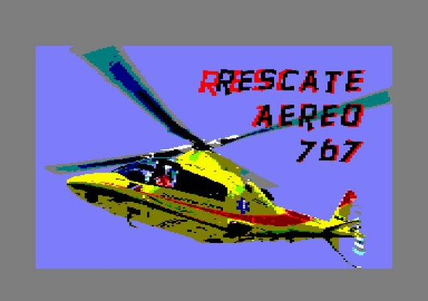 Rescate aéreo 767 - Amstrad CPC Game Cover