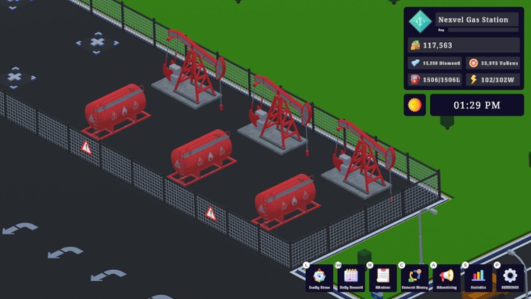 Gas Station Tycoon screenshot