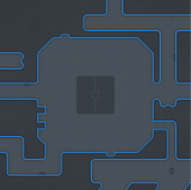 Infinite SciFi Battlemap - Blue Image