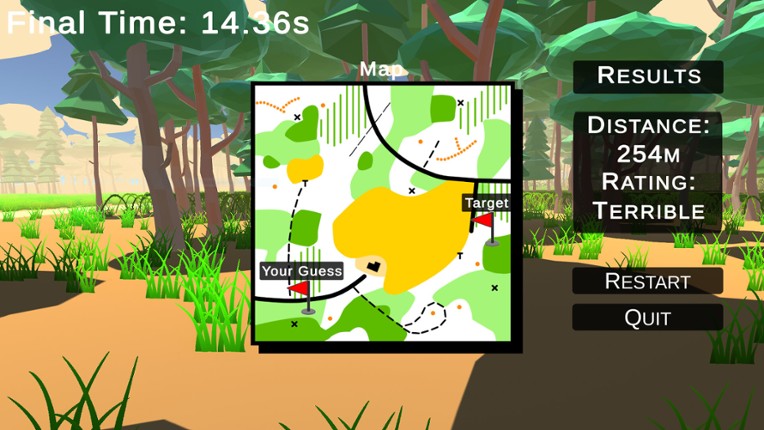 Orienteering Simulator screenshot