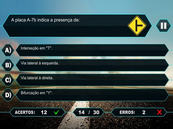 Prova do Detran screenshot
